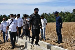 HRD Bersama Bupati Bireuen Kunjungi Sejumlah Program Padat Karya