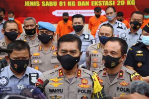 Kapolda Aceh Pimpin Konferensi Pers Pengungkapan Kasus Narkotika Seberat 101 Kg