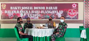 Dalam Rangka Hari Juang TNI AD Kodim 0115/Simeulue Gelar Donor Darah