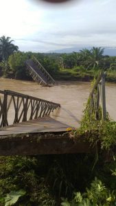 Jembatan Gantung Buket Makarti Aceh Utara Putus, Perekonomian Masyarakat Lumpuh