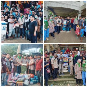 Gabungan Ormas dan Okp Bireuen Antar Bantuan Untuk korban banjir Aceh