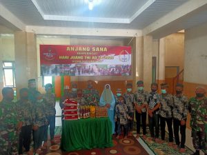 Memperingati Hari Juang TNI AD, Dandim 0115/Simeulue Memberikan Santunan Kepada Yayasan Panti Asuhan Muhammadiyah