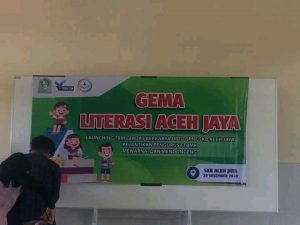 Puluhan Anak PAUD dan SD Meriahkan Gema Literasi Aceh Jaya