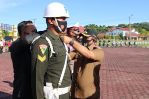 Jelang Perayaan Natal dan Tahun Baru, Bupati Aceh Jaya Pimpin Apel Pasukan Operasi lilin