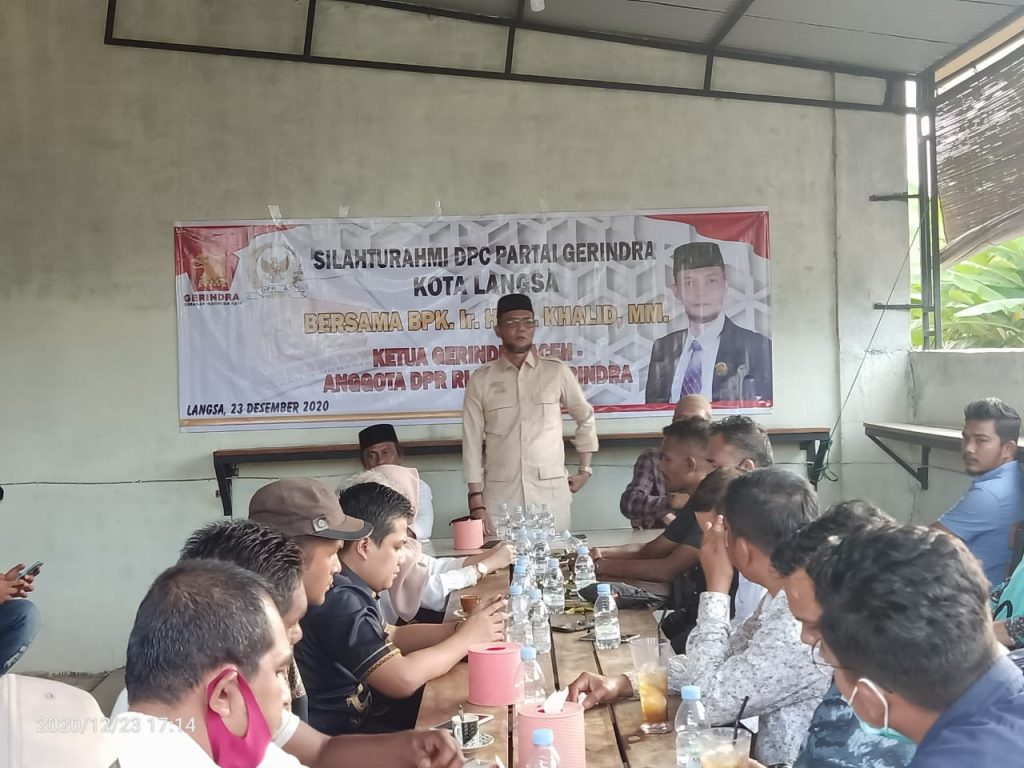 Ketua Gerindra Aceh Kunjungi DPC Kota Langsa