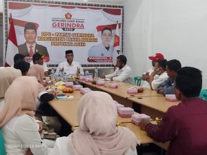 TA.Khalid Silaturahmi Dengan DPC Gerindra Bener Meriah