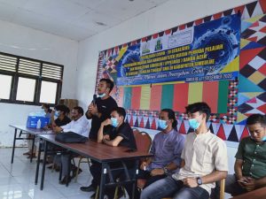 Ippelmas Banda Aceh Sosialisasi Bahaya Covid-19 dan Membagikan Masker Di Sejumlah Sekolah Yang Ada Di Simeulue