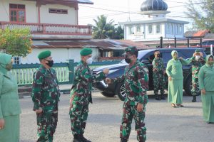 Berikan Arahan Kepada Prajurit, Kasdam dan Kapok Sahli Kodam IM Kunjungi Kodim 0107/Aceh Selatan