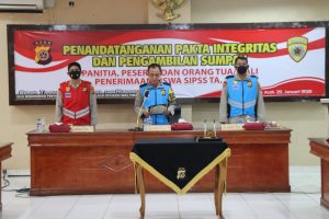 Penerimaan Calon SIPSS POLRI, Polda Aceh Gelar Penandatanganan Pakta Integritas dan Penyumpahan Panitia