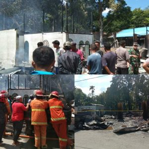 4 Unit Rumah di Simeulue Habis Dilalap Sijago Merah. Unit Identifikasi Lakukan Olah TKP