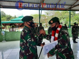 Dandim 0115/Simeulue Pimpin Korp Raport Personel Pindah Satuan