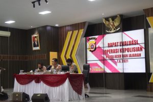 Rapat Evaluasi, Polda Aceh Bahas Operasi Kepolisian