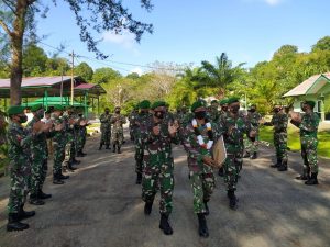 Dandim Pimpin acara Korp Raport Purna Tugas Prajurit Kodim 0115/Simeulue