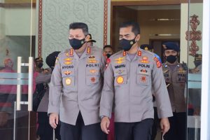 Kapolda Aceh Jemput Kedatangan Kalemdiklat Polri Di Bandara SIM