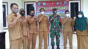 Babinsa Siapkan Posko PPKM Sekala Mikro di Desa Binaan