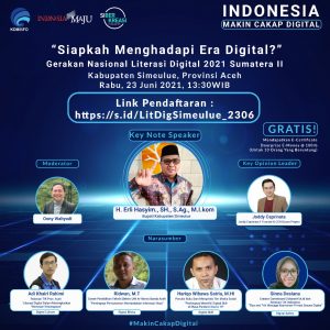 Literasi Digital di Kabupaten Simeulue Bertema Siapkah Menghadapi Era Digital ?