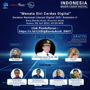 Literasi Digital Di Kota Banda Aceh Bertema “Menata Diri Cerdas Digital”