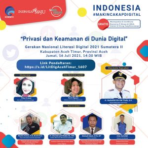 Literasi Digital Aceh Timur Bertema ” Privasi dan Keamanan di Dunia Digital “