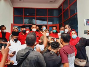 Kunker Ke Aceh, Mensos Risma Sambangi Kantor DPD PDI Perjuangan Aceh