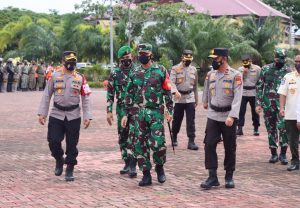 Jelang Kunjungan Presiden RI Ke Aceh, Pangdam IM Pimpin Apel Gelar Pasukan Di Polda Aceh