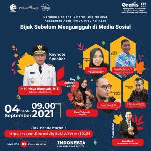 Literasi Digital Kabupaten Aceh Timur Bertema “Bijak Sebelum Mengunggah di Media Sosial”